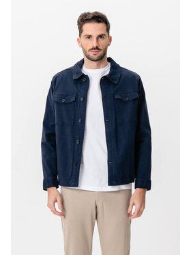 TeeShoppen TeeShoppen Koszula 'Basic Collection' Granatowy Regular Fit