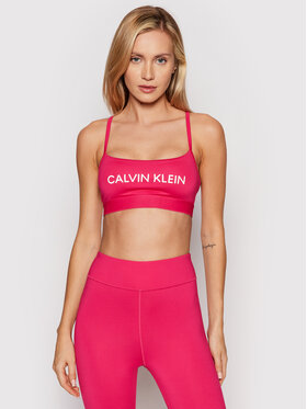 Calvin Klein Performance Calvin Klein Performance Biustonosz sportowy Low Support 00GWF1K152 Różowy