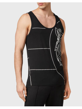 Plein Sport Plein Sport Tank top 1783 Czarny Regular Fit