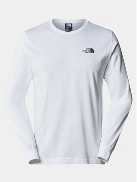 The North Face The North Face Longsleeve Easy NF0A87N8 Biały Regular Fit