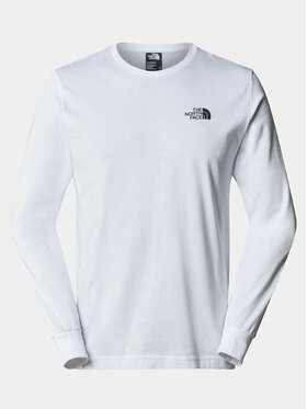 The North Face The North Face Тениска с дълъг ръкав Easy NF0A87N8 Бял Regular Fit