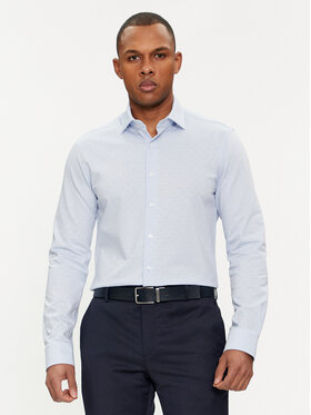 Michael Kors Michael Kors Cămașă MK0DS01263 Albastru celest Slim Fit