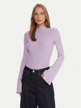 Kontatto Kontatto Rollkragenpullover 3M0816C Violett Regular Fit