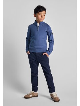 minoti minoti Chinosy NOSBPANT2 Granatowy Regular Fit