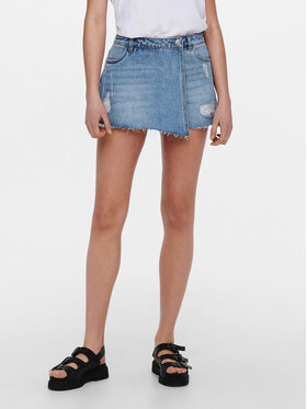 ONLY ONLY Džínová sukně Texas 15227220 Modrá Regular Fit