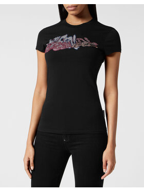 PHILIPP PLEIN PHILIPP PLEIN T-shirt 9915 Nero Skin Tight Fit