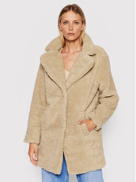 Urban Classics Urban Classics Fellmantel Sherpa TB3058 Beige Oversize