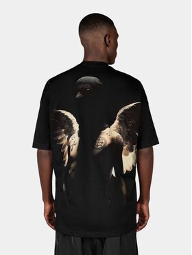MADE BY SOCIETY MADE BY SOCIETY T-Shirt Tricou URBAN - T17145 Czarny Basic Fit