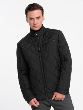 Ombre Ombre Kurtka zimowa OM-JALP-22FW-006 Czarny Regular Fit