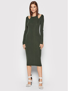 Patrizia Pepe Patrizia Pepe Φόρεμα καθημερινό 8A0922/K007-S635 Πράσινο Slim Fit