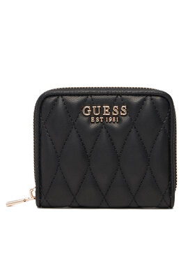 Guess Guess Kleine Damen Geldbörse Valla Slg SWQG81 22137 Schwarz