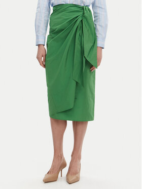 Weekend Max Mara Weekend Max Mara Midi sukňa Nareste 2515101042 Zelená Regular Fit