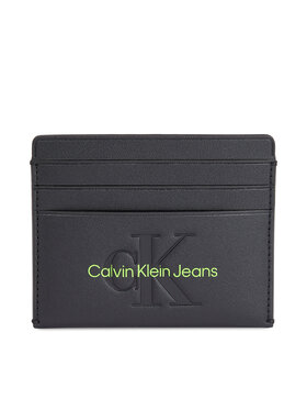 Calvin Klein Jeans Calvin Klein Jeans Etui na karty kredytowe Sculpted Cardcase 6Cc Mono K60K611987 Czarny