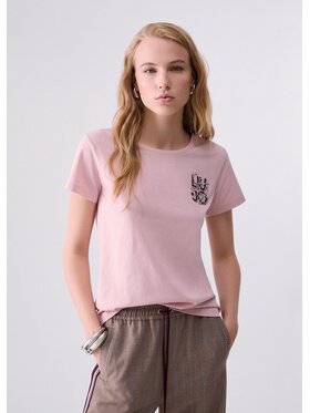 Liu Jo Liu Jo T-shirt TF6239JS923L9250 Rosa Regular Fit
