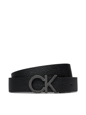 Calvin Klein Calvin Klein Pánský pásek Adj/Rev Ck Pique Metal 35Mm K50K511337 Černá