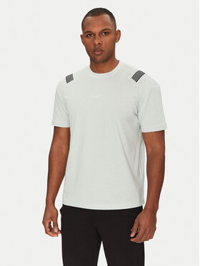 EA7 Emporio Armani EA7 Emporio Armani T-Shirt 7M000266 AF10375 U9060 Niebieski Regular Fit