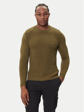 Aeronautica Militare Aeronautica Militare Džemper 252MA1571UL00409 Zelena Slim Fit