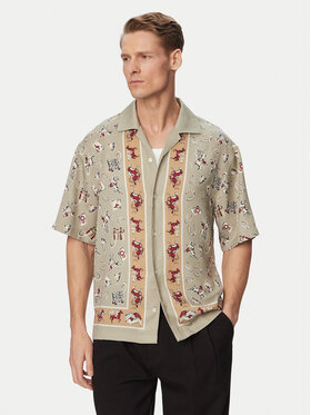 HUGO HUGO Krekls Espino 50560632 Gaiši zaļa Oversize