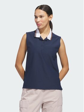 adidas adidas Polo 144109 Błękitny Regular Fit