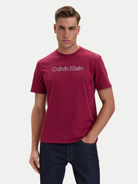 Calvin Klein Calvin Klein T-Shirt 30s Logo Graphic LV04LH800G Różowy ciemny Regular Fit