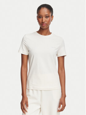 Guess Guess T-Shirt V6RI07 J1314 Krémová Regular Fit
