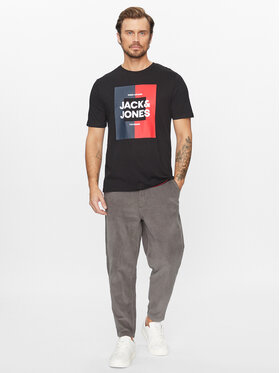 Jack&Jones Hlače 12237547 Siva Tapered Fit