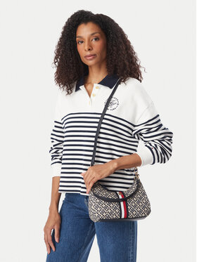 Tommy Hilfiger Tommy Hilfiger Käekott Th Jacquard Ess Shoulder Bag AW0AW19331 Sinine