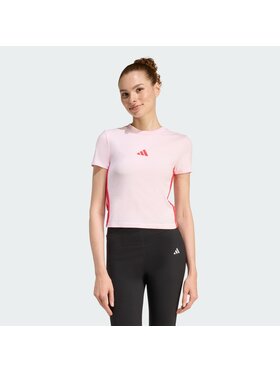 adidas adidas T-Shirt 139377 Różowy Slim Fit
