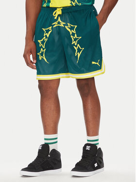 Puma Puma Szorty sportowe 631703 Zielony Regular Fit