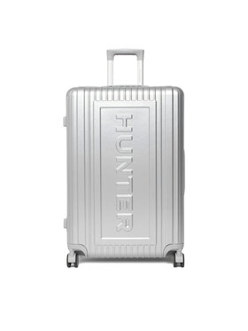 Hunter Hunter Μεγάλη Βαλίτσα CEO-HUNTER-L-002-08-SILVER Ασημί