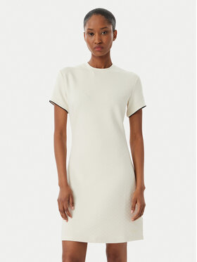 Guess Guess Kleid für den Alltag V6GK07 K3002 Écru Regular Fit