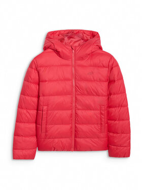 4F 4F Kurtka puchowa OUTERWEAR Czerwony Regular Fit