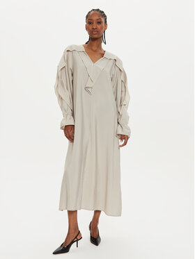 Karen by Simonsen Karen by Simonsen Φόρεμα κοκτέιλ Penelope 10105047 Μπεζ Loose Fit