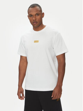 Versace Jeans Couture Versace Jeans Couture T-krekls 78GAHT08 Balts Regular Fit