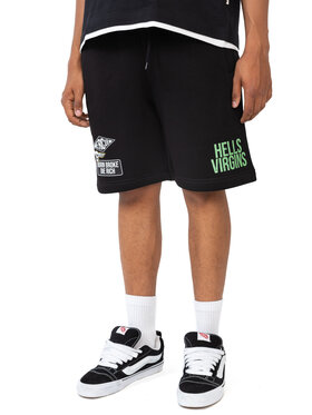 Mercur Mercur Szorty Patch Czarny Basic Fit