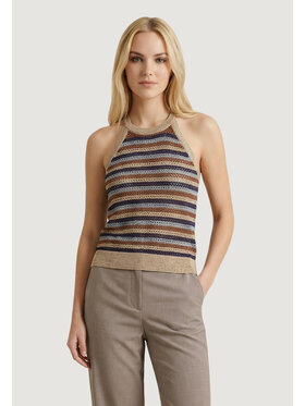 Artigli Artigli Maglione TOP MULTIRIGHE LUREX Oro To Fit