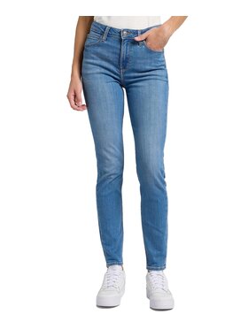 Lee Lee Jeansy 112359639 Niebieski Skinny Fit