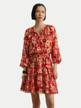 LAUREN RALPH LAUREN LAUREN RALPH LAUREN Vasaras kleita 200P08669001 Sarkans Regular Fit