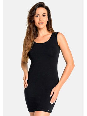 Teyli Teyli Koszula nocna 517 Czarny Regular Fit