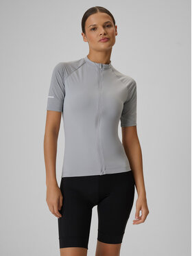 4F 4F Koszulka rowerowa ALTERNATIVE PATH Szary jasny Slim Fit