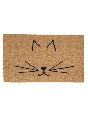 MIAhome MIAhome Wycieraczka wejściowa Cat 45x75cm Brązowy