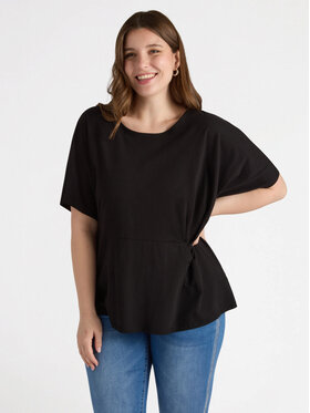 Fiorella Rubino Fiorella Rubino T-Shirt G393L008160N033 Czarny A-Line Fit