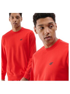 4F 4F Felpa 4FWMM00TSWSM1767-62S Rosso Regular Fit