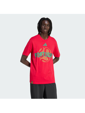 adidas adidas Koszulka techniczna 165792 Czerwony Regular Fit