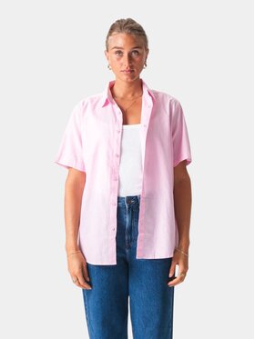 TeeShoppen TeeShoppen Koszula 'Basic Collection' Czerwony Regular Fit