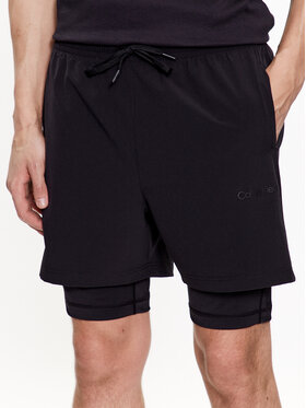 Calvin Klein Performance Calvin Klein Performance Szorty sportowe 00GMS3S803 Czarny Regular Fit