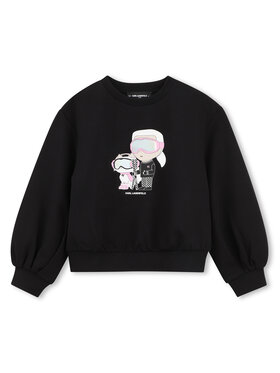 Karl Lagerfeld Kids Karl Lagerfeld Kids Mikina Z31318 D Čierna Regular Fit