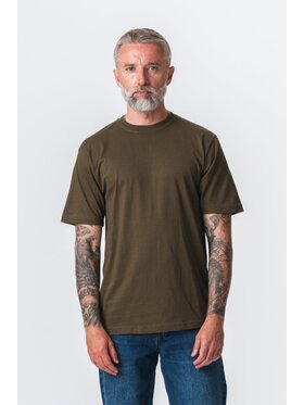 TeeShoppen TeeShoppen T-Shirt 'Oversized Collection' Zielony Oversize