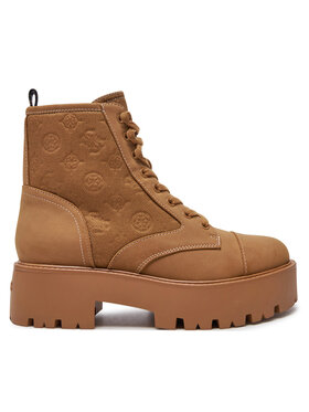 Guess Guess Botki Vaina FLTSLR LEM10 Brązowy