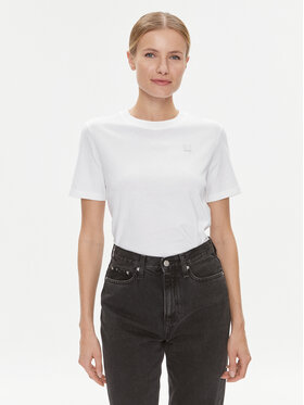Calvin Klein Jeans Calvin Klein Jeans T-Shirt J20J223226 Bílá Regular Fit